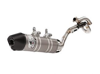 COMPLETE EXHAUST 1X1 MIVV OVAL STAINLESS STEEL-CARBON HUSQVARNA TE 250 2011-2011