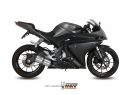 COMPLETE EXHAUST 1X1 MIVV SUONO STAINLESS STEEL-CARBON YAMAHA YZF R125 2014-2018