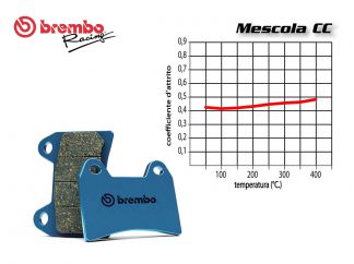 BREMBO REAR BRAKE PADS SET GILERA FUOCO I.E. 500 2008 +