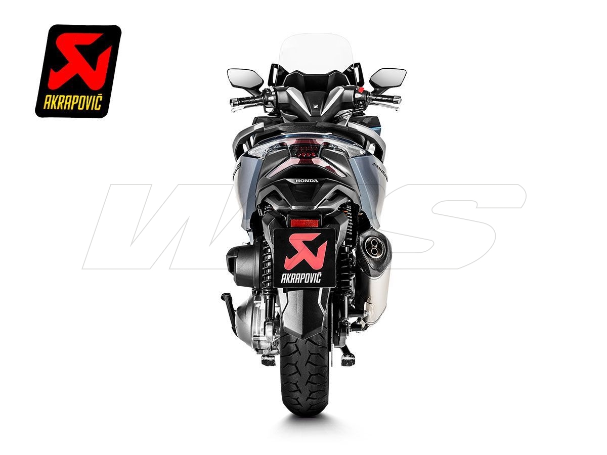 Akrapovic Terminal Slip HRSS On Approved exhaust honda Force 300 2018 s-h3so5 