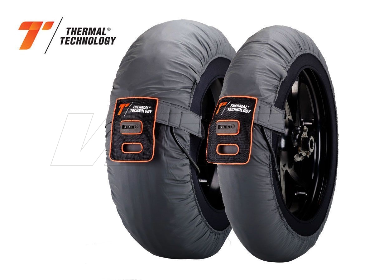 THERMAL TECHNOLOGY PAIR OF TYRE WARMERS RACE STOCK 1000 SIZE XL