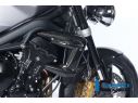 RADIATOR COVER RIGHT CARBON ILMBERGER TRIUMPH STREET TRIPLE 675 2007-2012