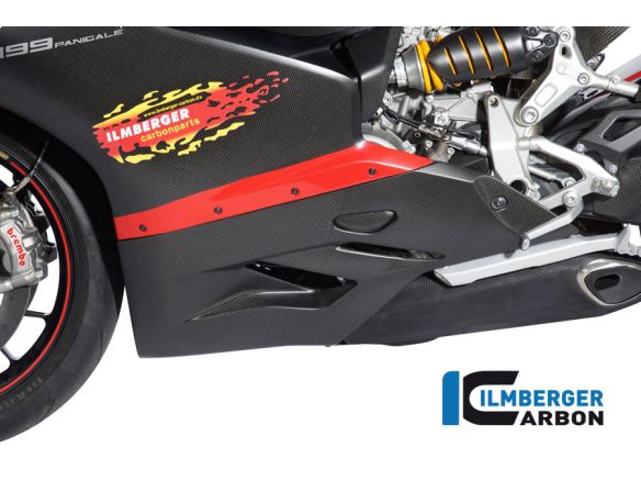 BELLYPAN LEFT CARBON ILMBERGER DUCATI PANIGALE 1199 2012-2014