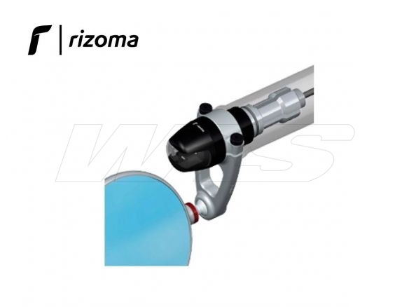 BSFR002B ADAPTERS FOR COMBINING SGUARDO INDICATORS WITH BAR-END MIRRORS 22MM RIZOMA