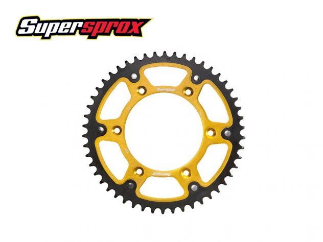 SPROCKET STEALTH 45 SUPERSPROX GOLD HONDA AFRICA TWIN CRF 1000 L 1000 2016-2017