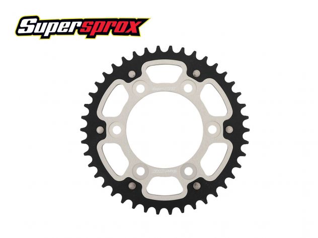 SPROCKET STEALTH 41 SUPERSPROX SILVER DUCATI DIAVEL 1200 1200 2011-2013