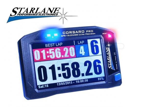 CRONOMETRO GPS STARLANE CORSARO PRO TOUCH SCREEN APRILIA RSV 1000 / R