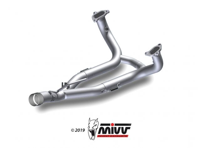 RACING LINK PIPE DECATALYST MIVV BMW R 1250 GS / ADV 2019-2021