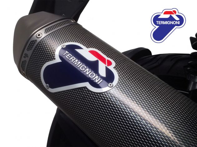 SILENCER TERMIGNONI INOX CARBON LOOK DERBY GP1 250 2011 APPROVED