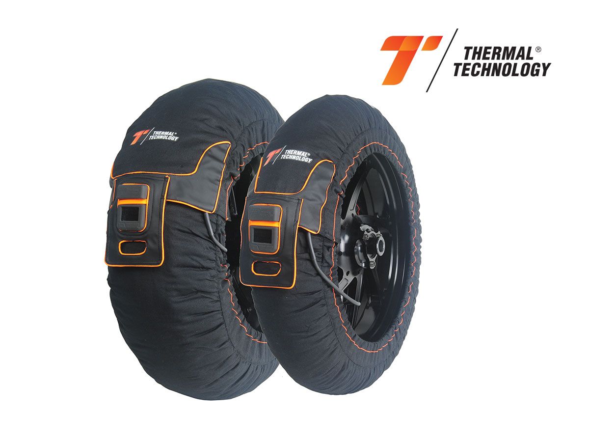 THERMAL TECHNOLOGY PAIR OF TYRE WARMERS EVO DUAL ZONE STOCK 1000 SIZE XL
