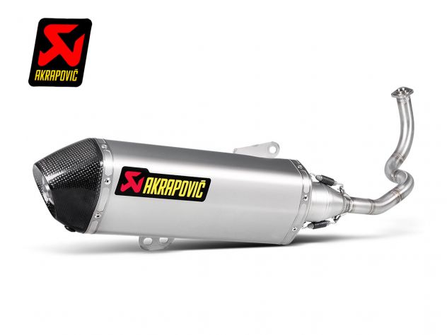 COMPLETE EXHAUST RACING AKRAPOVIC INOX HONDA SH 125 / 150 2013-2016 APPROVED