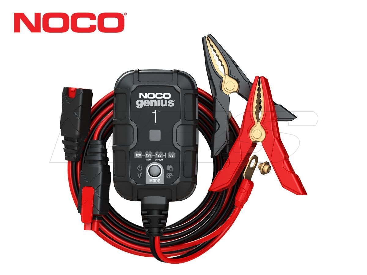 NOCO GENIUS 1 BATTERY CHARGER + MAINTAINER 6V / 12V
