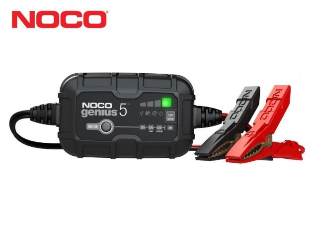 NOCO GENIUS 5 BATTERY CHARGER + MAINTAINER 6V / 12V 5A