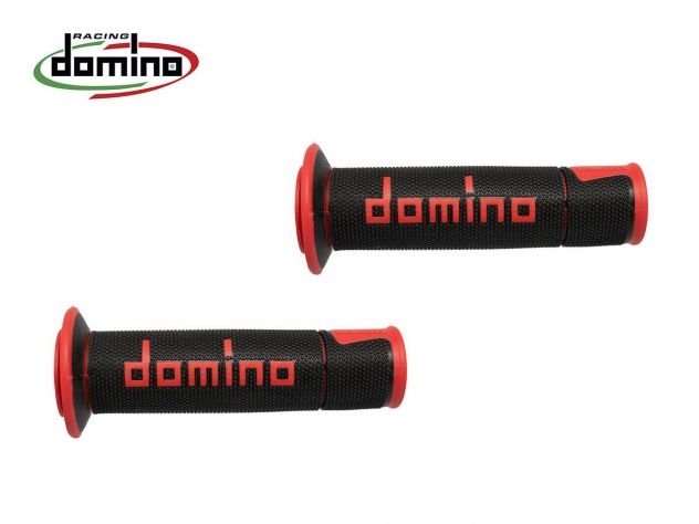 Prezzo del accessori moto DOMINO coppia manopole nero rosso A19041C4240A7 0
