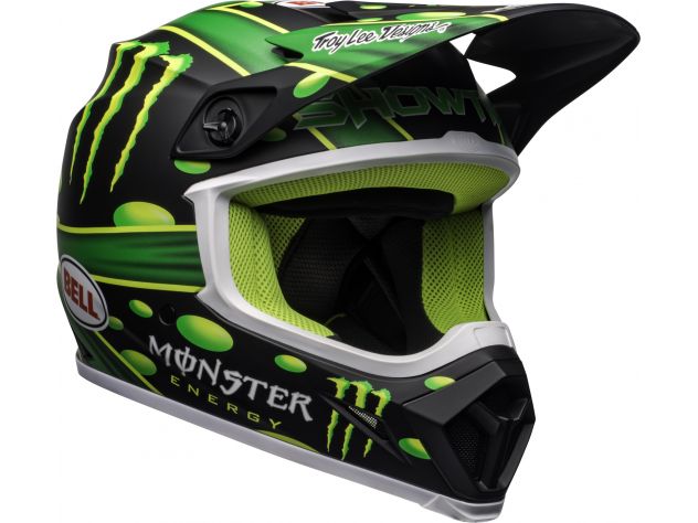 CASCO OFF ROAD BELL MX-9 MIPS SHOWTIME NERO VERDE