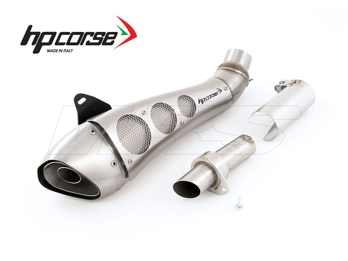 APPROVED SILENCER HYDROFORM HP CORSE STAINLESS STEEL DUCATI SCRAMBLER 800 15-20