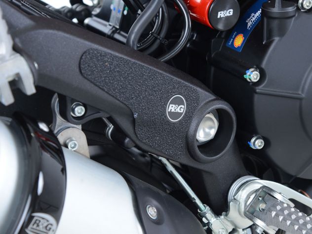 PAIR OF ANTI-SLIP REAR SET STICKERS R&G BMW S1000R 2014-2016